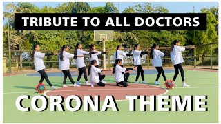 Corona Theme Act  Patriotic Dance Drama  Tribute To All Doctors  Saket International School Anjad [upl. by Neelyak]