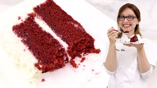 🔴 Recette GÂTEAU RED VELVET CAKE ULTRA MOELLEUX 🔴 avec Glaçage léger au Cream Cheese  Astuces [upl. by Enilecram321]