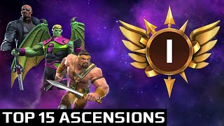 The 15 BEST Champions to Ascend In MCOC [upl. by Phippen]