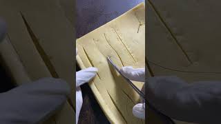 Simple interrupted sutures part 2 … تعليم اساسيات الخياطه من الصفر [upl. by Sivahc]