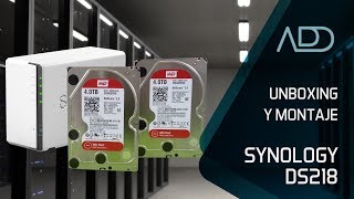 UNBOXING ⚙️⚙️Synology DS218 NAS 💾 💾 doméstico y para PYMES [upl. by Lemhaj]