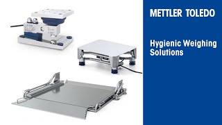 Hygienic Weighing Solutions  METTLER TOLEDO Industrial [upl. by Gnuoy79]