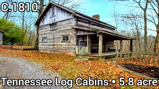 Tennessee Log Cabins For Sale  Acreage Log Cabins  58 acre  Tennessee Real Estate For Sale [upl. by Broddy747]