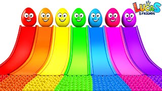 Learn Colors Red Orange Yellow Pink Green Blue Purple  Colors for Kids Song  RV AppStudios [upl. by Teddie975]