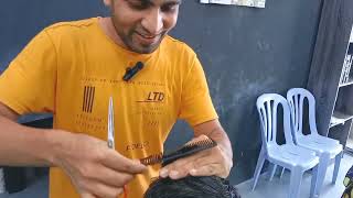 Hair cut style like no other ASMR Hair Cutting With Barber ASMR bhi cutting ✂️ dadhi cutting [upl. by Carin]