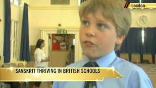 Sanskrit thriving in British schools [upl. by Lekar767]