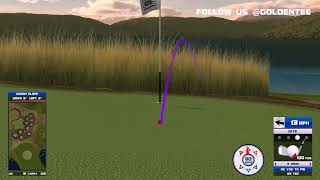 Golden Tee Great Shot on Bonnie Moor Black 13 Two HIO game [upl. by Pascoe721]