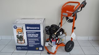 Husqvarna PW3200 Pressure Washer Unboxing and Setup Video [upl. by Silvers]