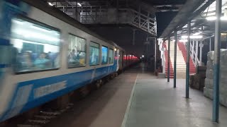 12041 Howrah new Jalpaiguri Shatabdi express arriving malda Town Station [upl. by Ettenim]