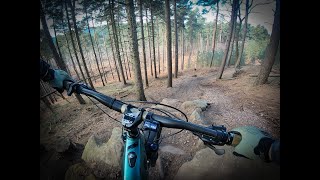 2021 GT Eforce Amp EMTB Single track Mtb redblacks [upl. by Elbas403]