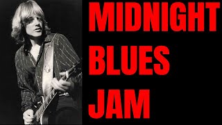 Midnight Blues Jam  Snowy White Style Guitar Backing Track E Minor [upl. by Alberto705]