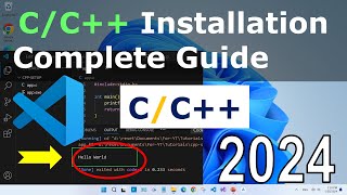 How to Install C  C Compiler and Set up Visual Studio Code for CC Programming [upl. by Benjy]