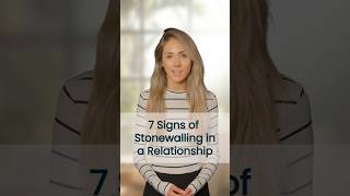 7 Signs of Stonewalling in a Relationship shorts stonewalling relationship relationshipguide [upl. by Luciana597]