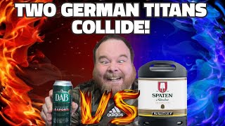 German Beer Battle Spaten helles VS DAB Dortmunder [upl. by Thorbert]