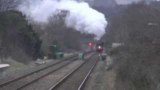 46115 Scots Guardsman Storms Wilpshire Bank at Langho [upl. by Giardap688]