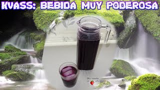 Bebida Saludable y Probiótica KVASS  Limonada de KVASS [upl. by Orfurd]