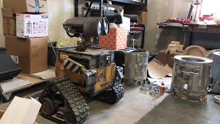 Fantastic handcrafted replica WallE robot [upl. by Dikmen]