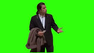 John Travolta Confused MEME  Green Screen Chroma [upl. by Dionisio]