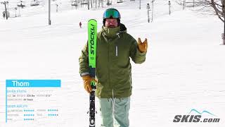 Thoms ReviewStockli Laser SX Skis 2021Skiscom [upl. by Pepi273]