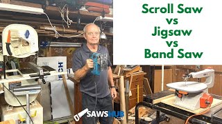 Jigsaw vs Band Saw vs Scroll Saw [upl. by Imaj]