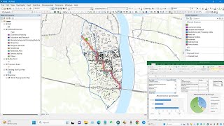 Identify Affected Structures for a Proposed Road Project Using ArcGIS [upl. by Butler]