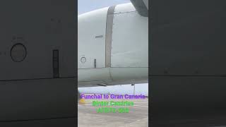 Binter Canárias ATR72500 Flight Funchal to Gran Canaria [upl. by Irianat279]