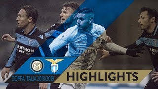 INTER 11 LAZIO 34 pen  HIGHLIGHTS  201819 Coppa Italia Quarter Finals [upl. by Sehguh]