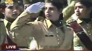 Pak Army Nurses  23rd march parade 2007 [upl. by Archibaldo808]