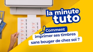 ✉️ Comment imprimer ses timbres à la maison [upl. by Temme263]