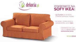 Sofa Ektorp z Ikea  metamorfoza wg dekoriapl [upl. by Lem]