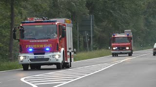 Einsatzübung FF Friedeburg  FF Marx  FF Horsten  FF Etzel  DLK Wittmund Drohnengruppe WTM [upl. by Leftwich]