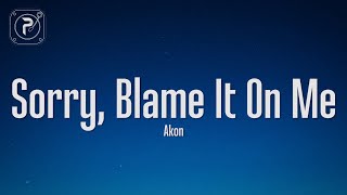 Akon  Sorry Blame It On Me Lyrics [upl. by Belier]