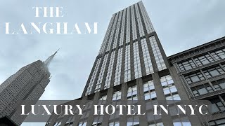 Luxury Hotels Langham Hotel on Fifth Avenue in New York City [upl. by Joashus]