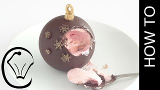 How To Make Mousse Filled Chocolate Christmas Baubles by Cupcake Savvys Kitchen [upl. by Efram]