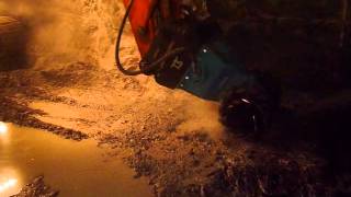 Webster Rockwheel TD140 Hard Rock Scaling in Finland [upl. by Jaquelin]