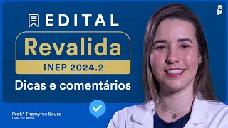 Saiu o Edital  Revalida INEP 20242 [upl. by Ssecnirp263]