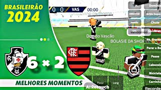 Vasco 6 x 2 Flamengo Maracanã Realista  Roblox fy Repost [upl. by Sherburn]