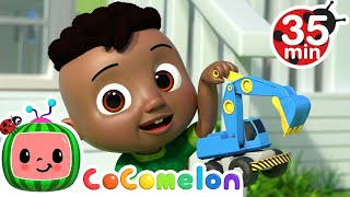 Excavator Song Vehicle Songs For Kids  More Nursery Rhymes amp Kids Songs  CoComelon [upl. by Olsson93]