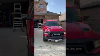 Light Bar and Chase Rack Install on a 2022 Ram 1500 Rebel How’s it look [upl. by Anitneuq]