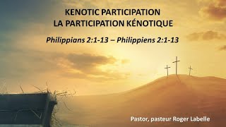 La participation kénotique Kenotic participation [upl. by Aiynat]