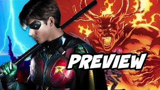 Titans Season 1 Main Villain Revealed and Batman Teen Titans Comics Explained [upl. by Scevor]