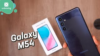 Samsung Galaxy M54 5G  Unboxing en español [upl. by Eliam600]