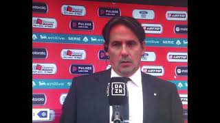 INTERVISTA INZAGHI POST PARTITA MONZA INTER 1 1 [upl. by Attiuqahs]