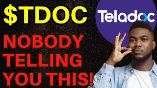 TDOC Stock Teladoc Health stock TDOC STOCK PREDICTIONS TDOC STOCK Analysis tdoc stock news today [upl. by Ecnaled]