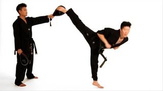 How to Do a Spinning Hook Kick  Taekwondo Training [upl. by Alset]