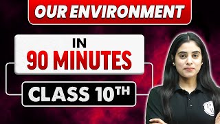 Complete 𝗢𝗨𝗥 𝗘𝗡𝗩𝗜𝗥𝗢𝗡𝗠𝗘𝗡𝗧 in 1 Hour 30 Minutes  Class 10th Board Exam [upl. by Lhadnek234]