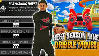 NEW NBA 2K22 BEST SEASON 9 DRIBBLE MOVES ADVANCED DRIBBLE TUTORIAL NBA 2K22 w HANDCAM [upl. by Paxton]