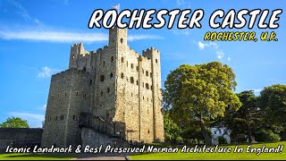 Rochester Castle  Englands Iconic Best Preserved Landmark  Rochester UK  Travel Vlog [upl. by Corneille]