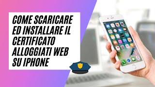 Come scaricare ed installare il certificato Alloggiati Web su iPhone [upl. by Illom]