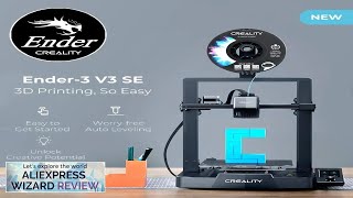 Creality 3D Ender3 V3 SE Printer Sprite Direct Extrusion 250mmS Faster Printing Review [upl. by Ahtennek]